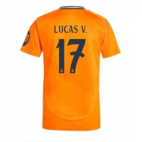 Fotbalové Dres Real Madrid Lucas Vazquez #17 Venkovní 2024-25 Krátký Rukáv